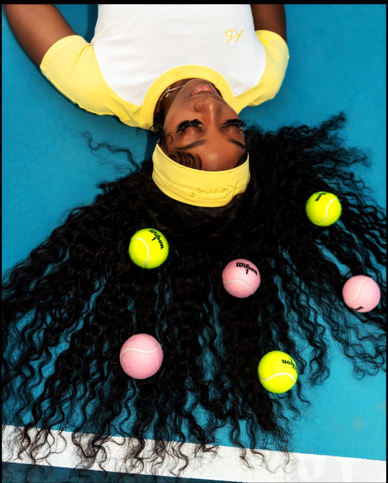 Yellow K Tee & Headband