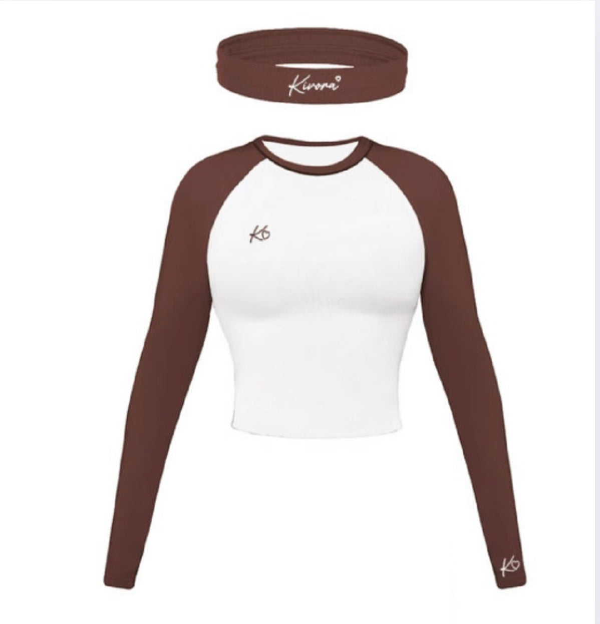 Brown Longsleeve Shirt & Headband