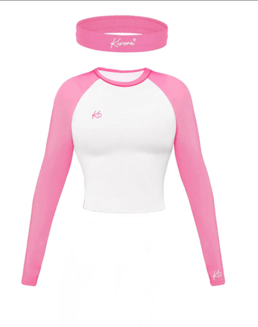Pink Longsleeve Shirt & Headband