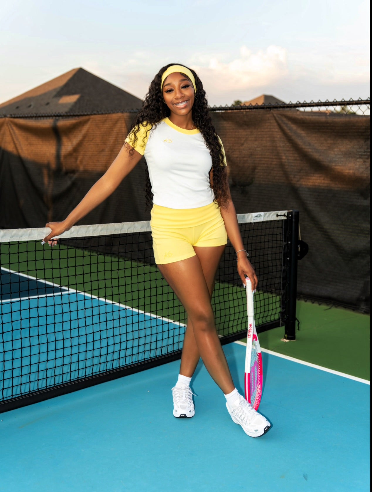 Yellow K Tee & Headband