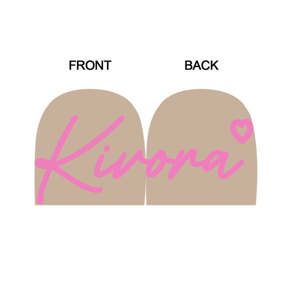 Cream and Pink Beanie