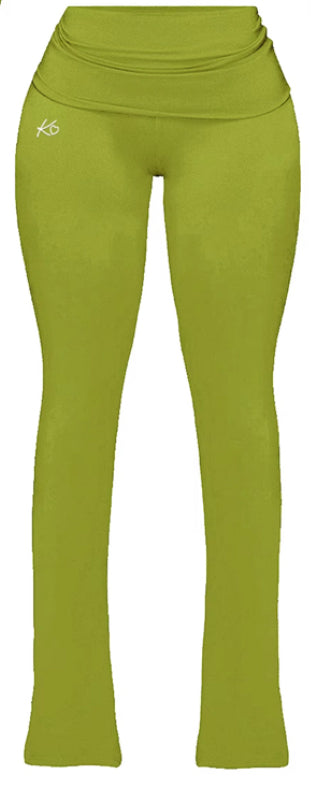 Olive Green Flare Pants