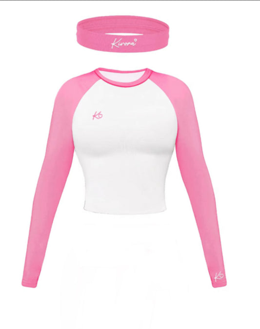Pink Longsleeve Shirt & Headband