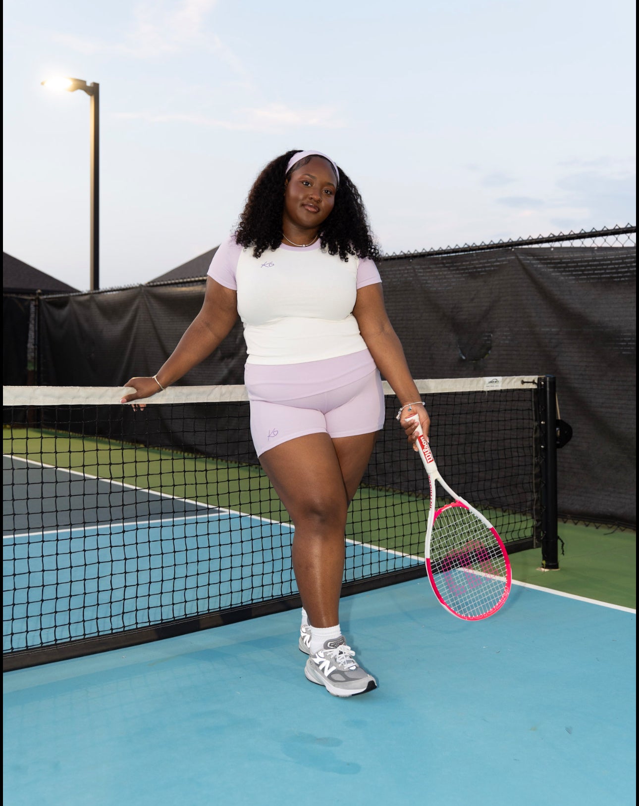 Lavender Fold Over Shorts